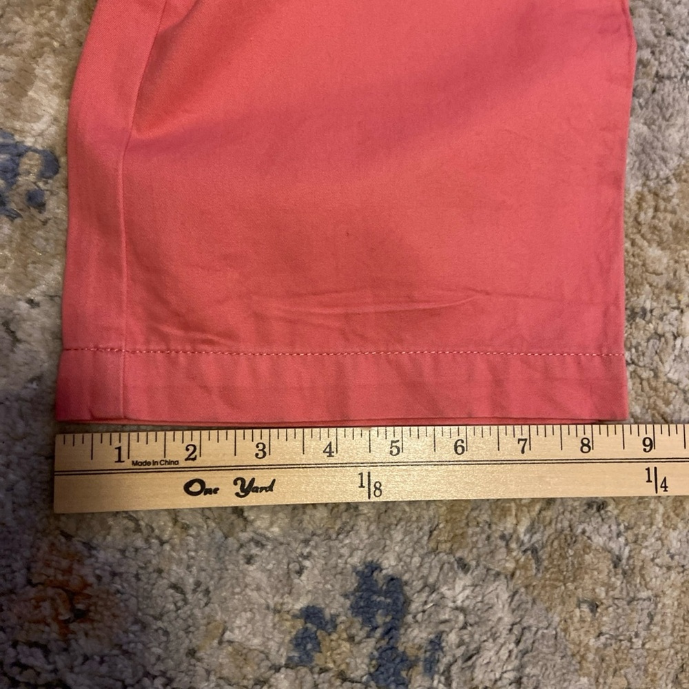 Vineyard Vines Pants Mens 30x34 Pink Chino Cotton Straight Leg Casual Flat Front - Picture 6 of 9